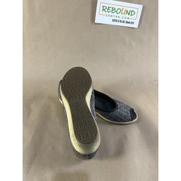 Women’s Keen Cortona Slip-On Peep Toe Wedge Heels (Size 8) - Picture 6 of 6